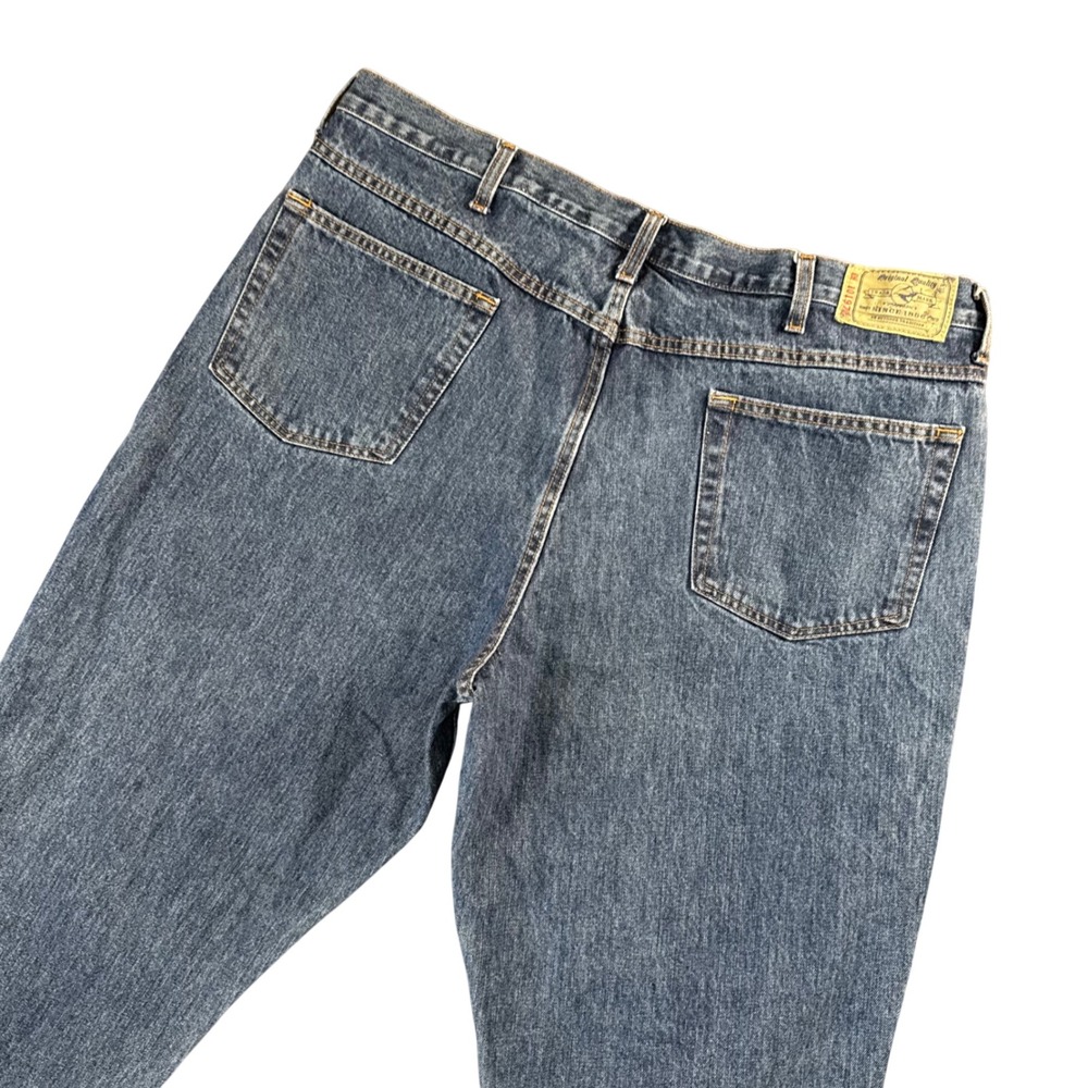 RedHead Mens Relaxed Fit Jeans‎ Blue Denim Straight Leg Workwear 42x34